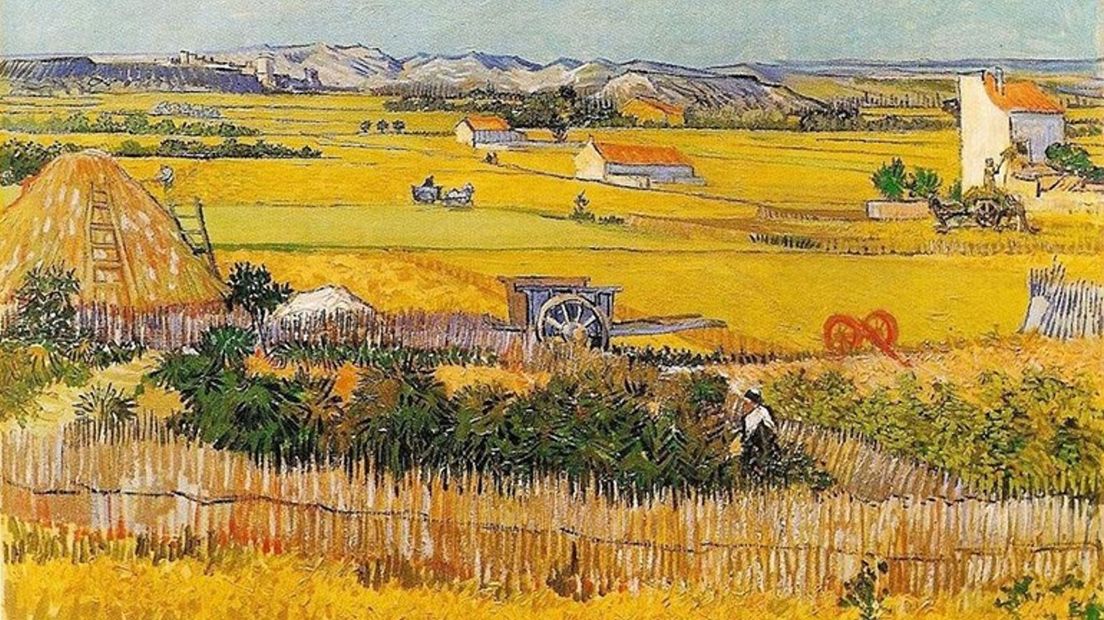 "De Oogst" van Vincent van Gogh