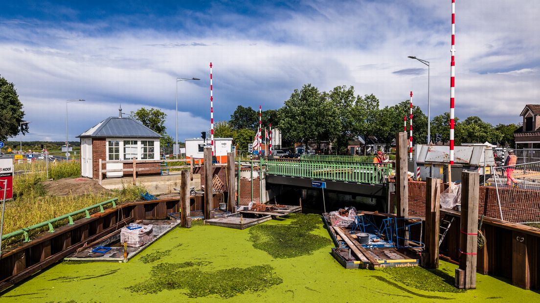 Het werk aan de Norgerbrug is weer opgestart
