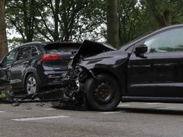 Het ongeluk dat plaatsvond op de N209 in Bleiswijk