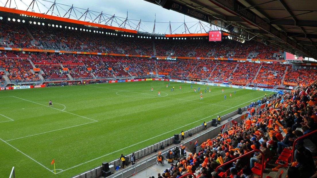 Nederlands elftal in Enschede