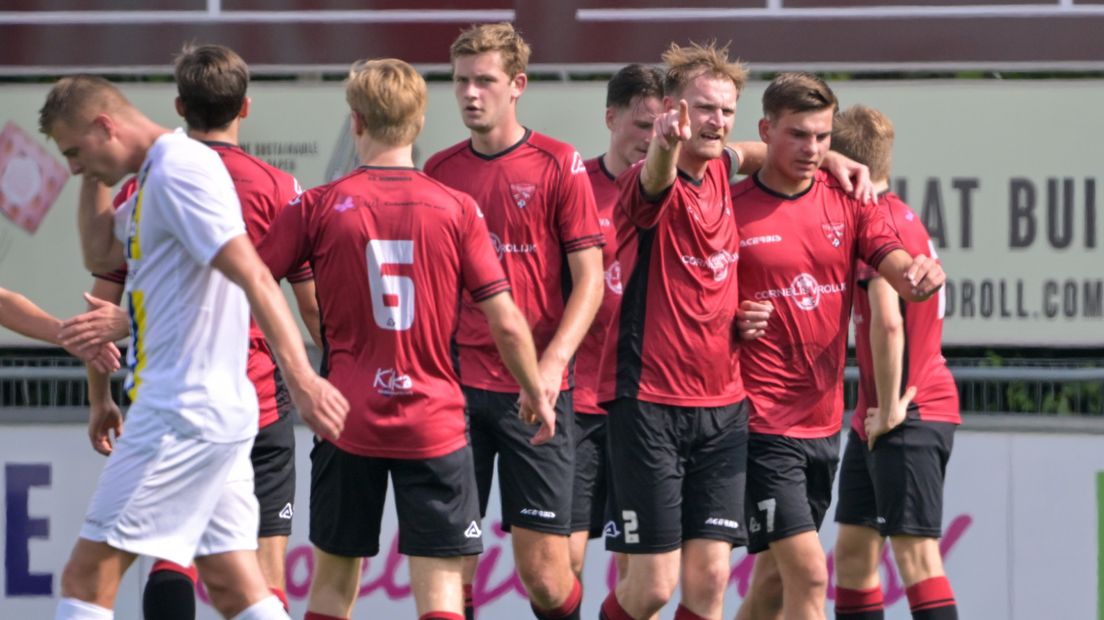 Archieffoto FC Rijnvogels won vorige week van VV Staphorst
