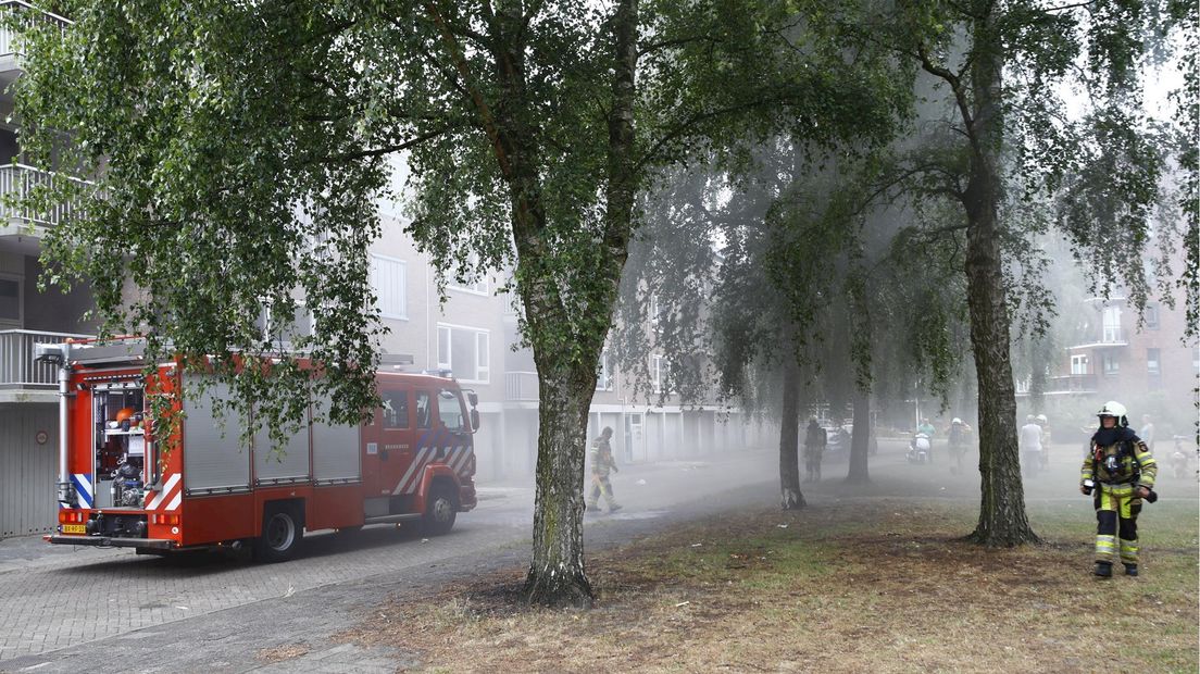 Brand in flat in Zwolle