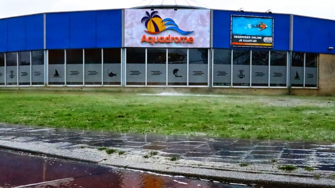 Aquadrome in Enschede loopt leeg