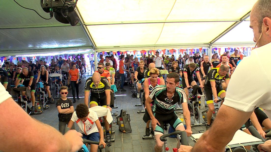 30.000 euro opgehaald door de eerste spinningmarathon van Goes for Kika
