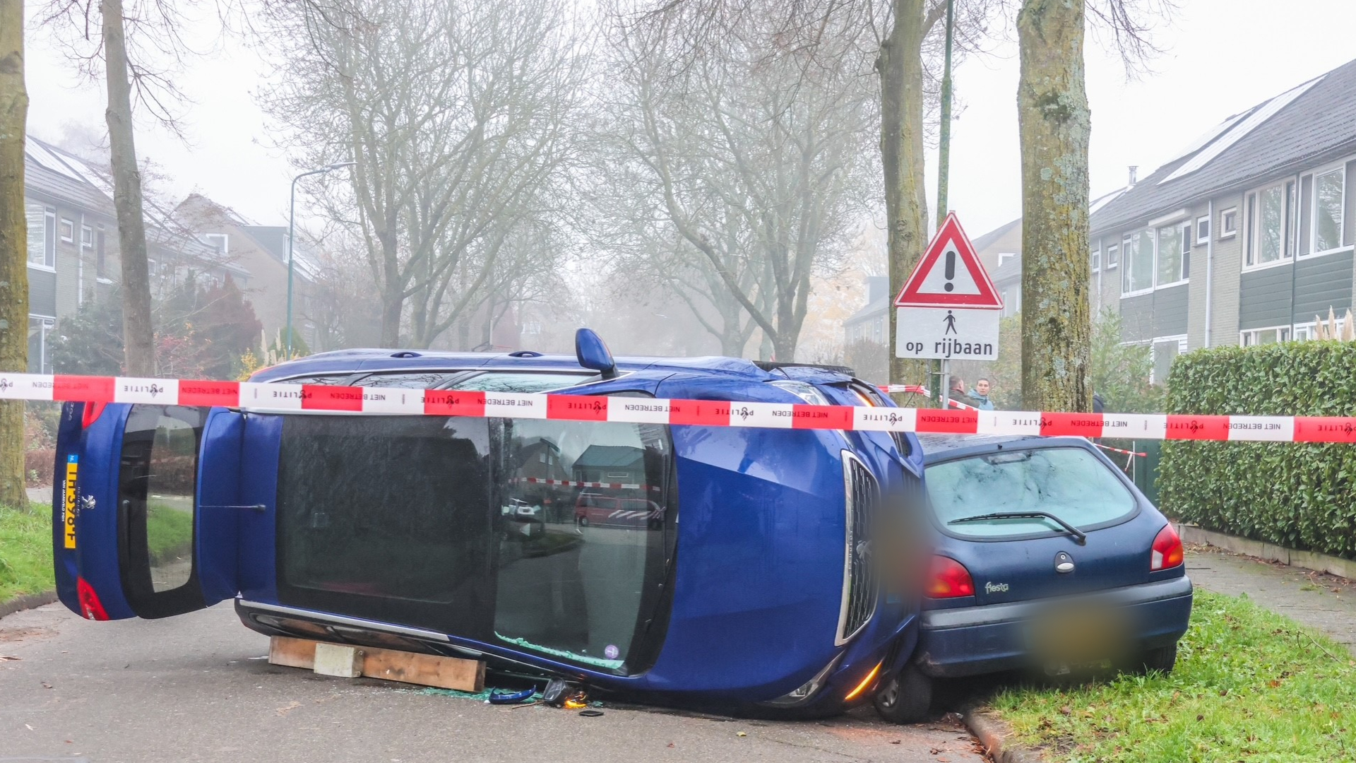 Eenzijdig ongeluk in Vleuten | Code geel deze ochtend.