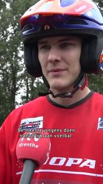 Met de motor over obstakels
