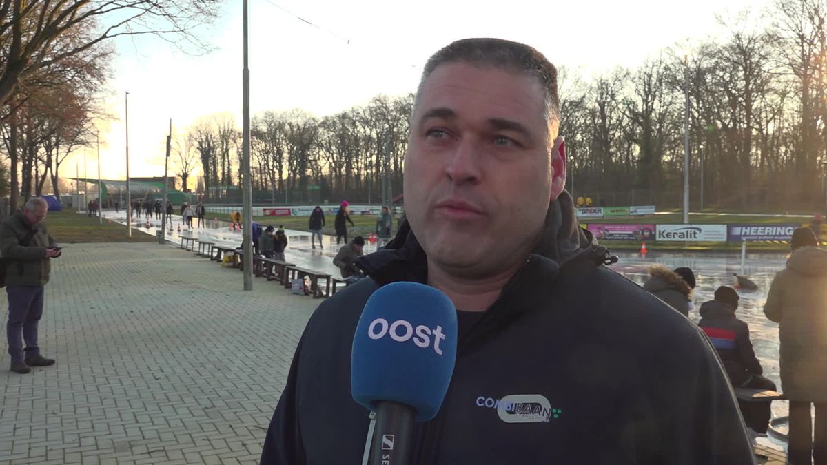 IJspret op tweede kerstdag in Gramsbergen