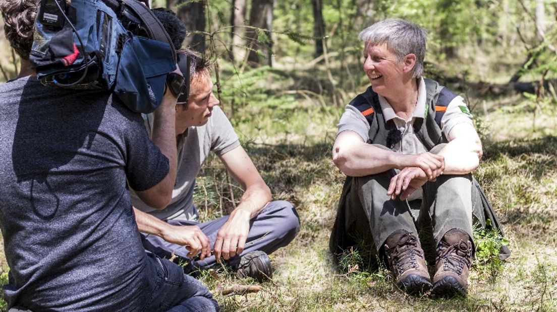 Boswachter Pauline Arends (Rechten: Staatsbosbeheer)