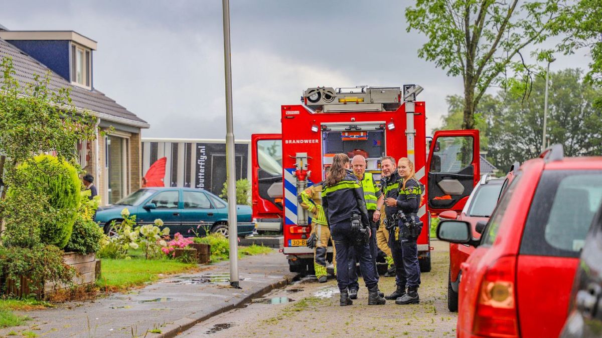 Korte tijd brand in een woning in Warten