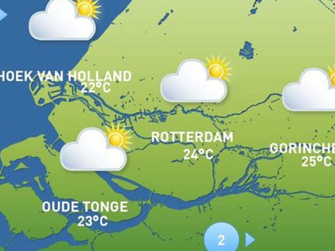 Het weer van dinsdag 12 september