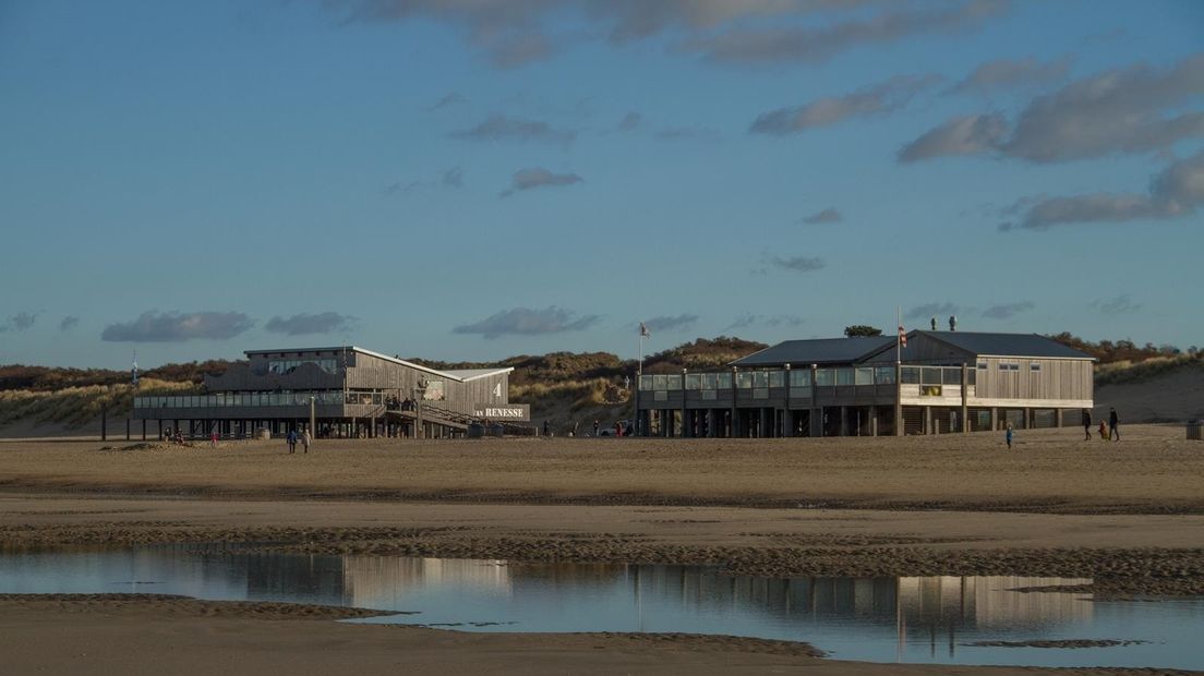 Strandpaviljoens bij Renesse