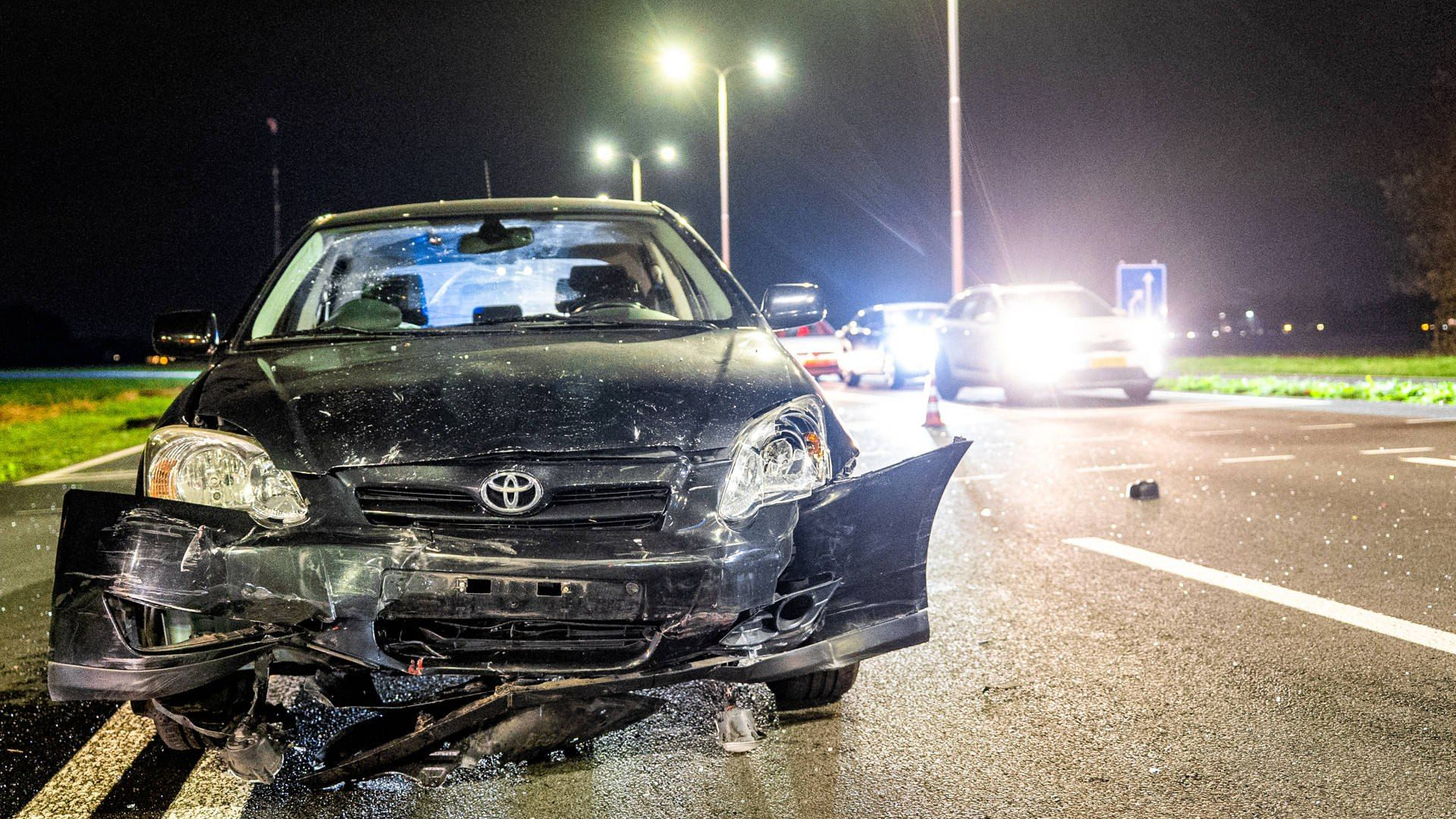 Zware botsing • gewonden in Elst.