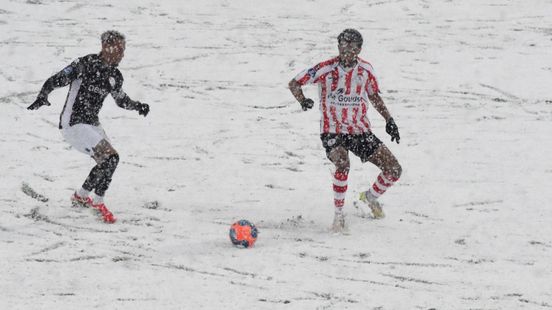 Sparta-NEC definitief gestaakt vanwege sneeuw, dinsdagavond inhalen