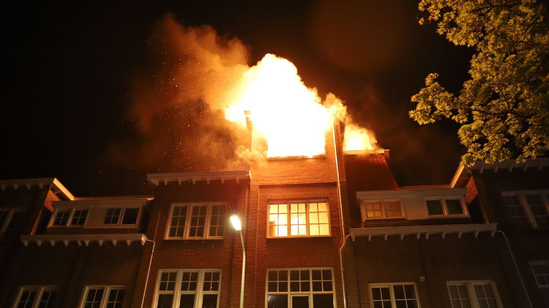 De schade aan het gebouw is groot