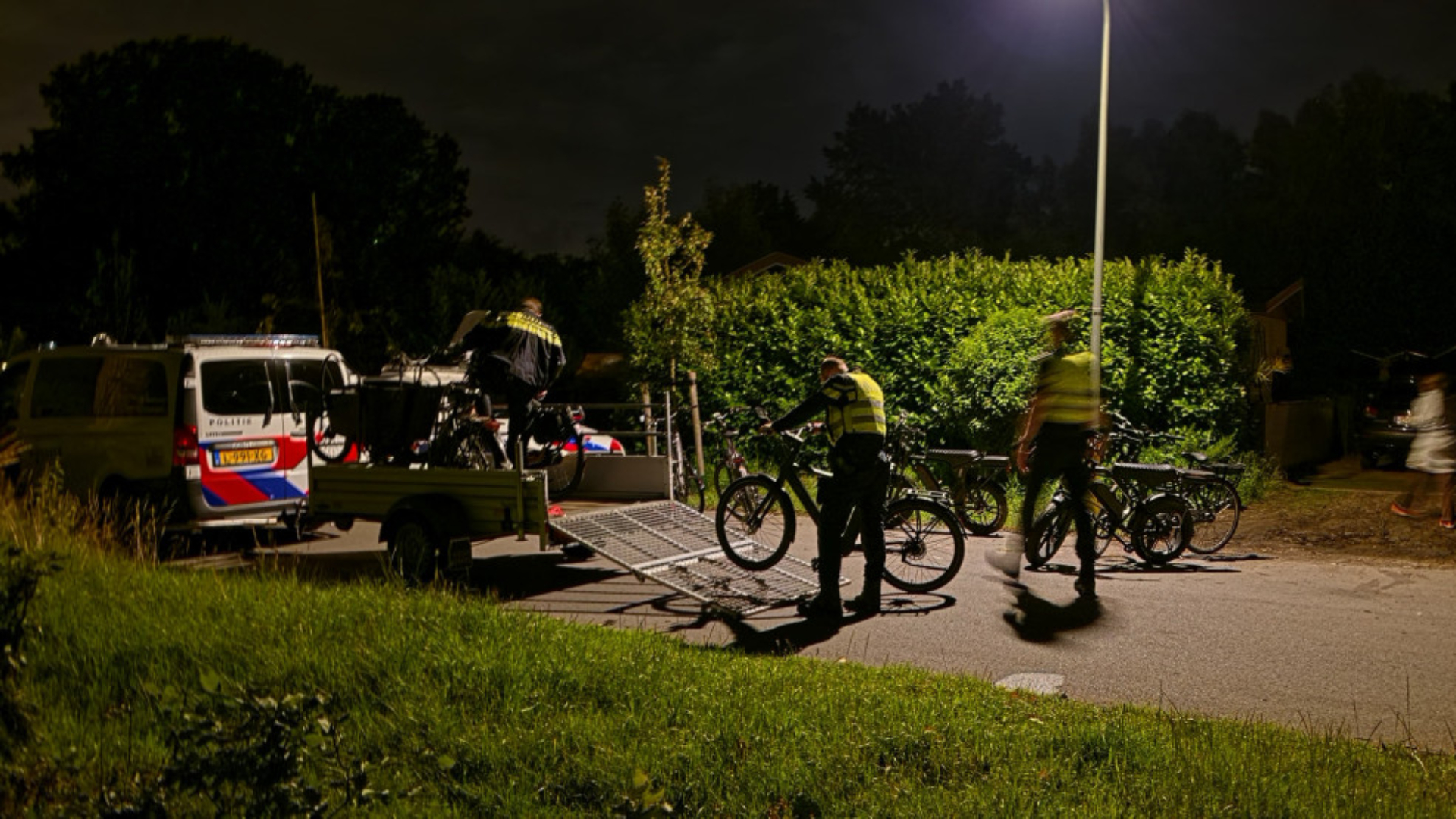 De politie deed afgelopen weekend een grote fietsenvondst.