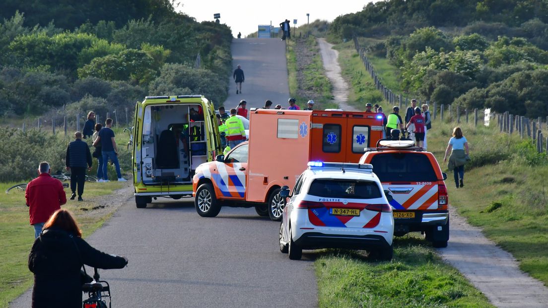 Dit is de weg waar het ongeluk met Sander Dekker op gebeurde