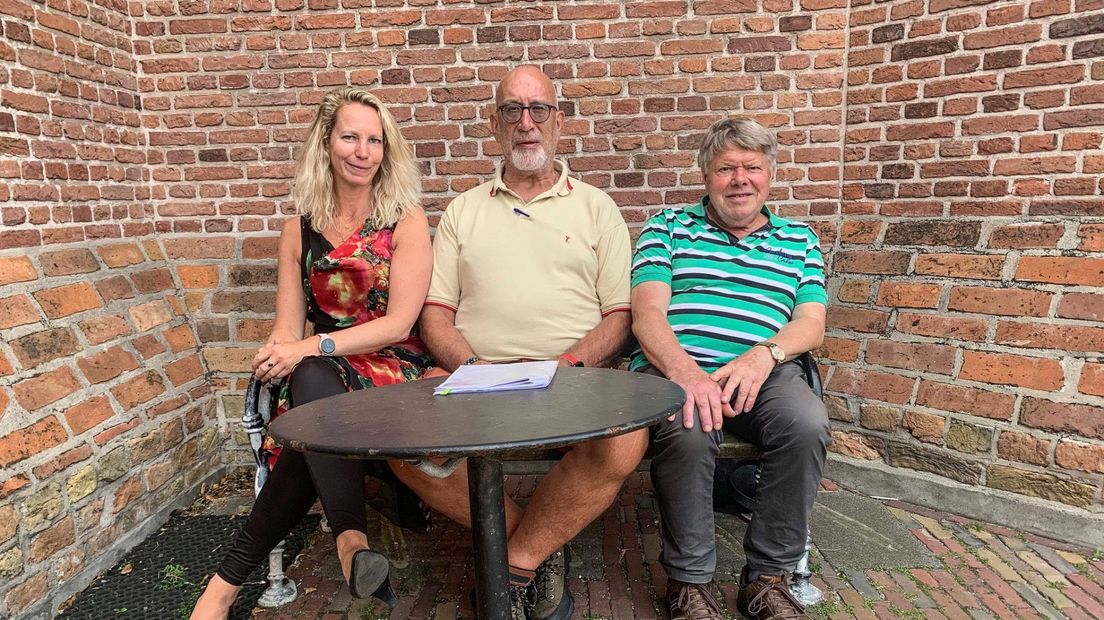 Het nieuwe dagelijks bestuur: Marjolein Jua Kool, Koos Maquelin en Bert Bakker