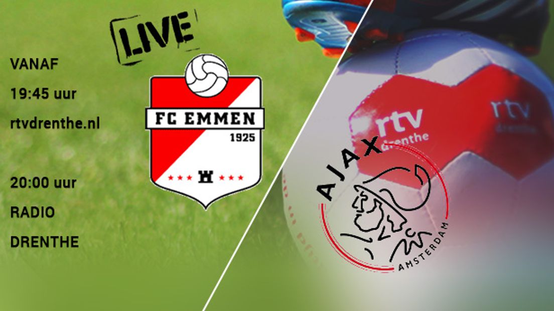 FC Emmen speelt vanavond tegen Jong Ajax