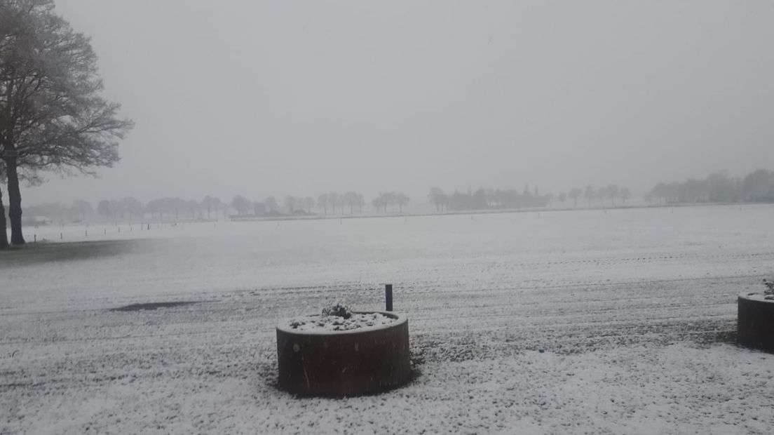 Winter wonderland in Broekland, ziet Herman