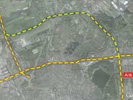 Nieuwe stuk A16 symbolisch geopend