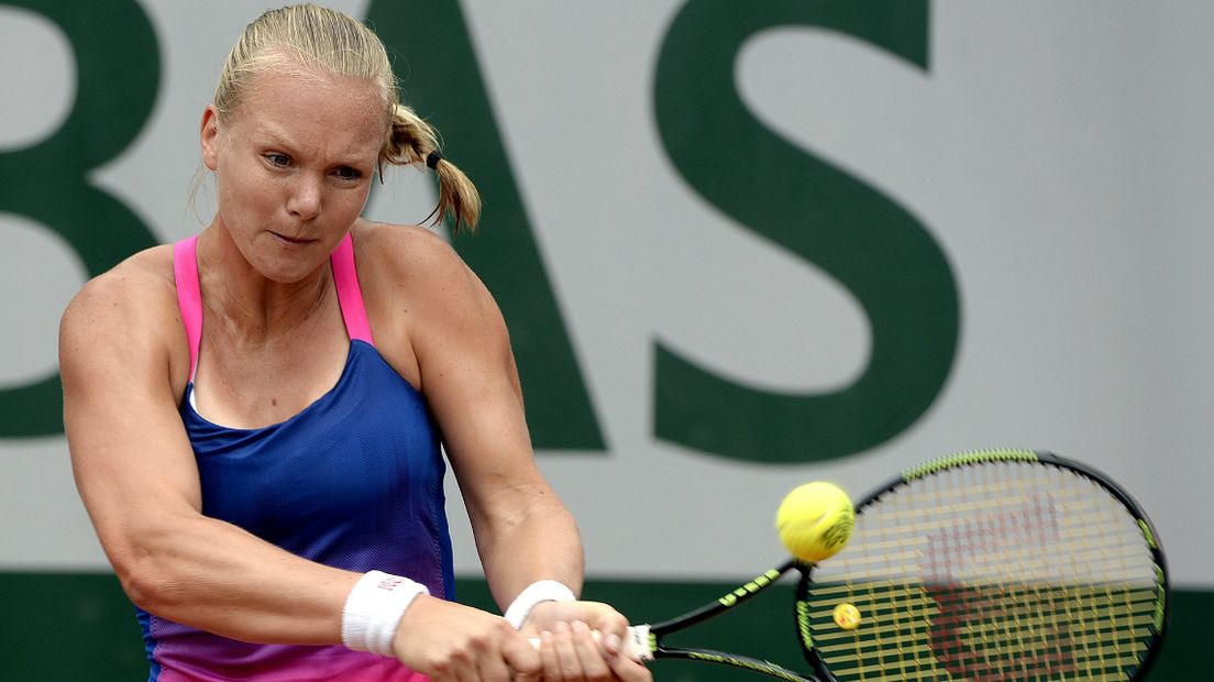 Kiki Bertens op Roland Garros 2016.