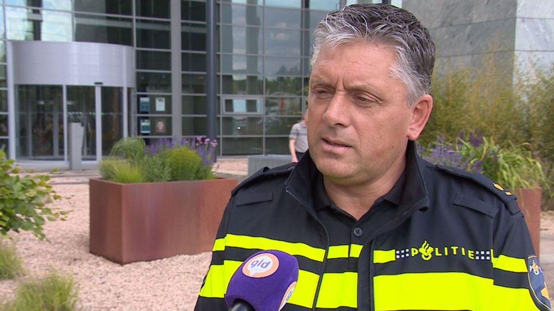 Michel de Roos van de politie Oost-Nederland.