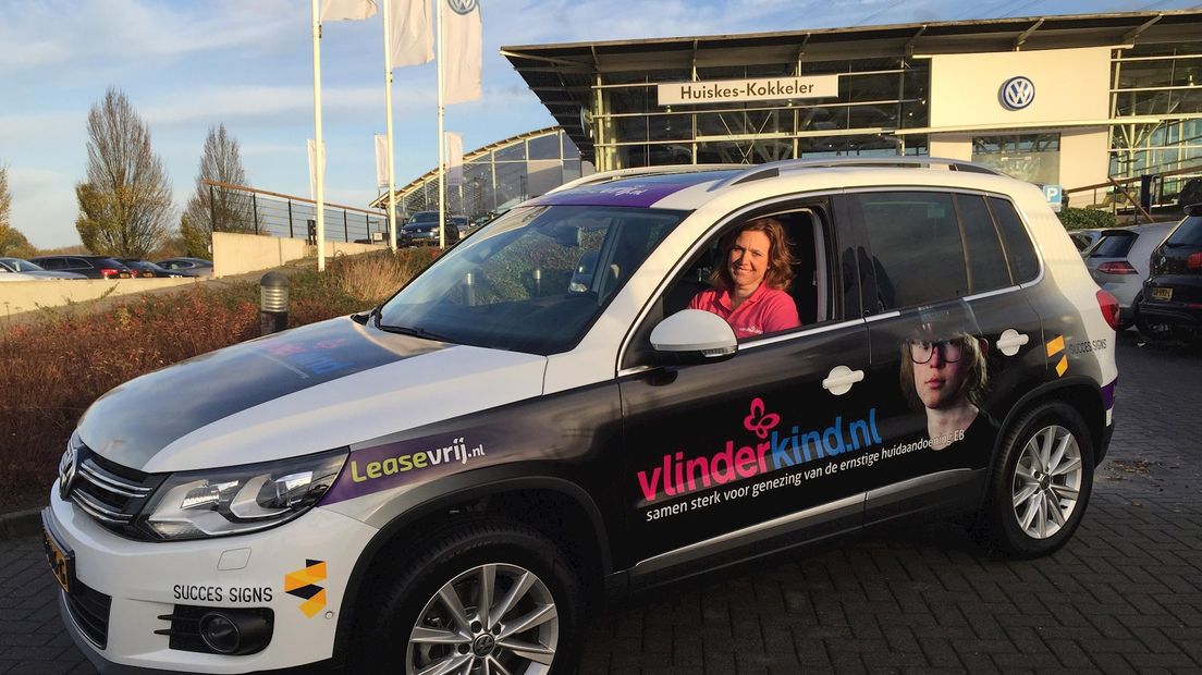 Linda is klaar voor de rally