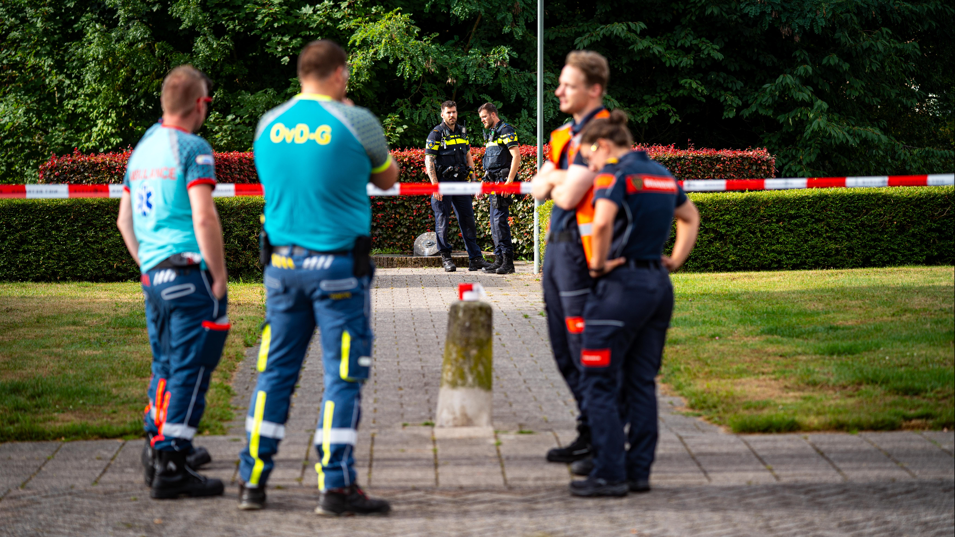De hulpdiensten konden niks meer voor de vrouw doen.