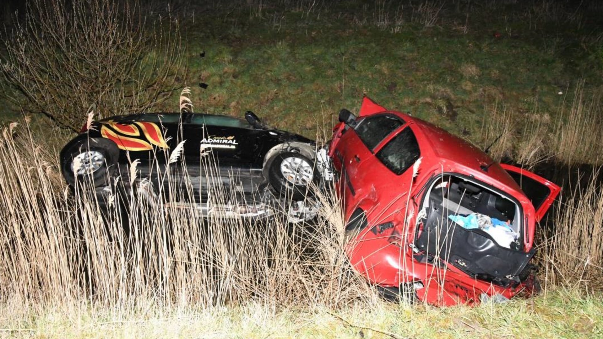 Auto's Botsen Op A58 Bij Goes En Belanden In De Sloot - Omroep Zeeland