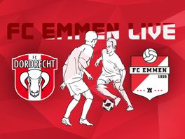 Lees terug: FC Emmen wint in Dordrecht en gaat naar de halve finale van de play-offs