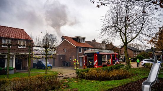 Flinke rookontwikkeling bij woningbrand