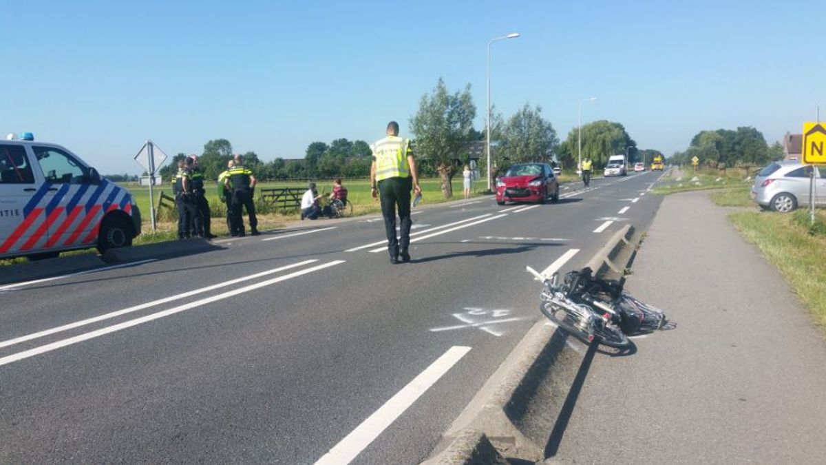 Fietser ongeluk Streefkerk overleden