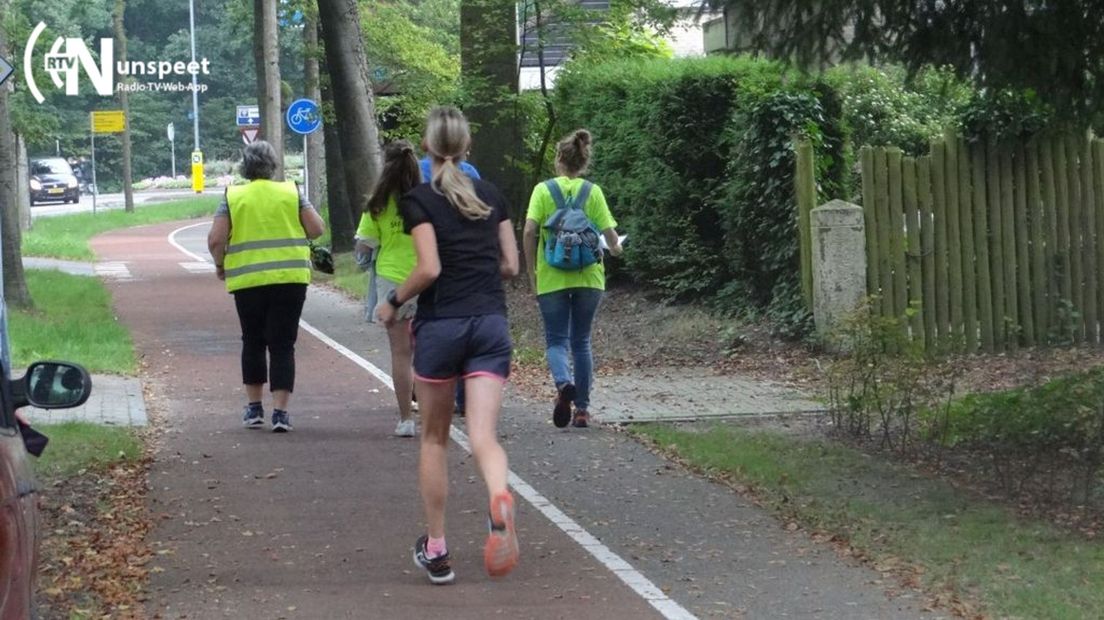 Rondje van 5 kilometer afmaken.