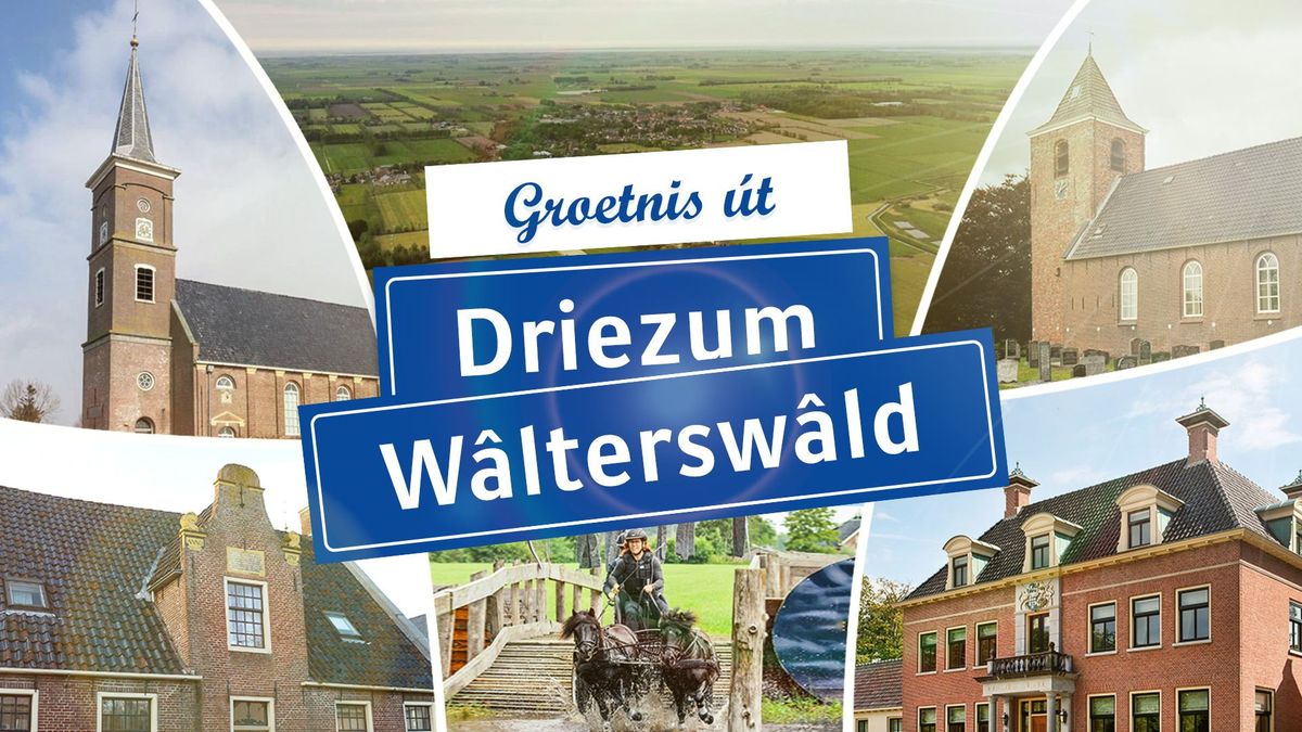 'Simmer yn Fryslân' rijdt mee op het paard in Driezum-Wâlterswâld