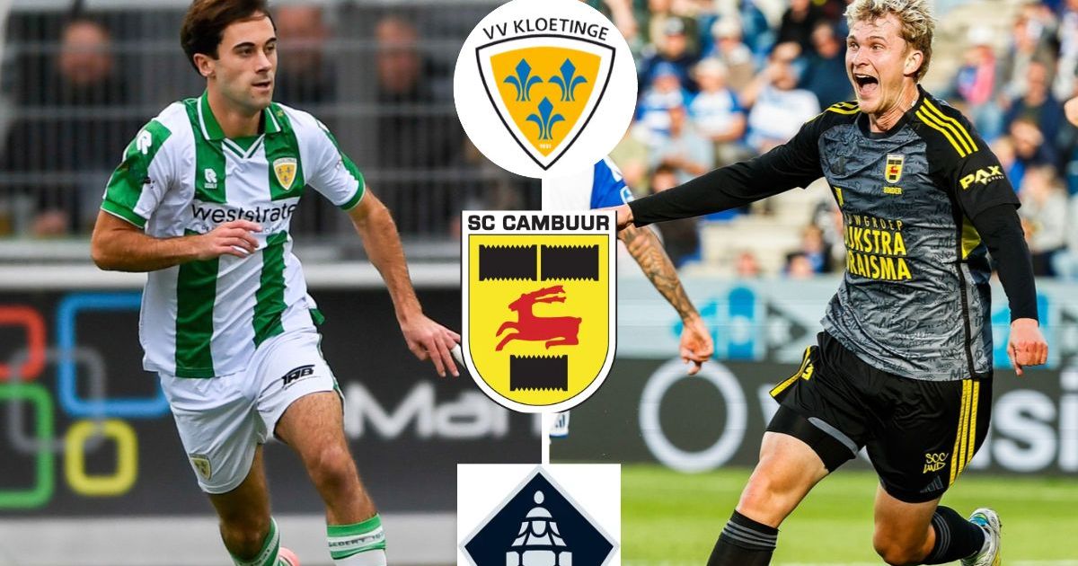 LIVE: Drie wijzigingen in basiself Kloetinge voor duel met Cambuur