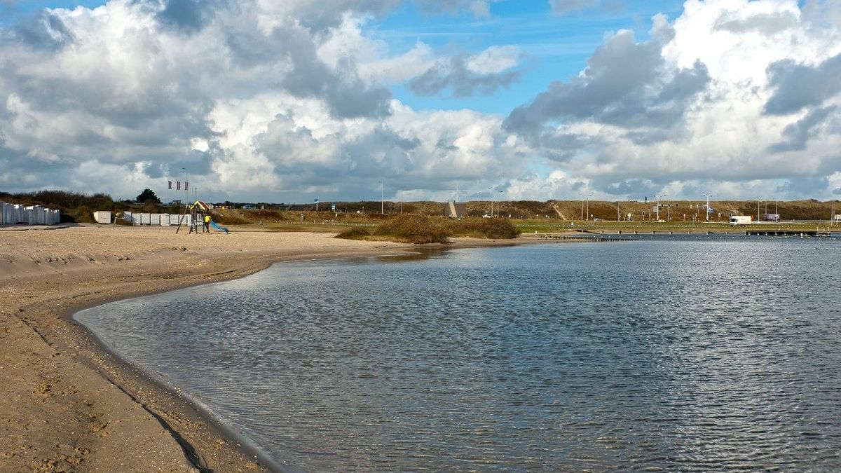 Er mag weer gezwommen worden in het Veerse Meer bij Vrouwenpolder
