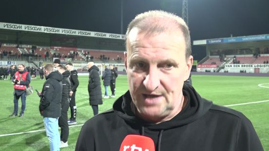 Trainer Arts en doelpuntenmaker Evina na Helmond Sport-FC Emmen