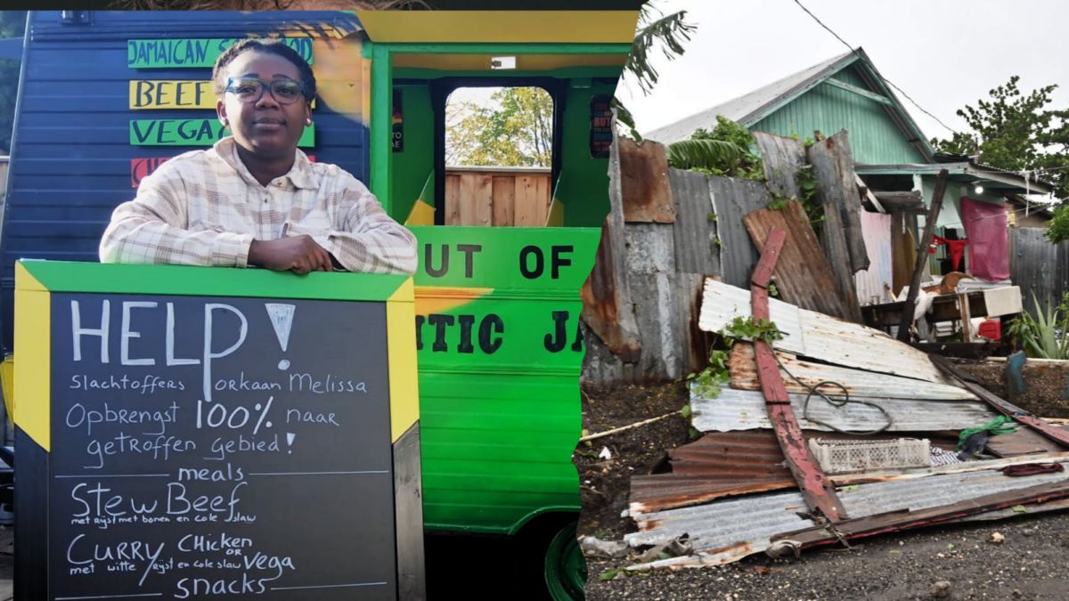 Jamaicaanse foodtruck bakt en grilt voor verwoest eiland