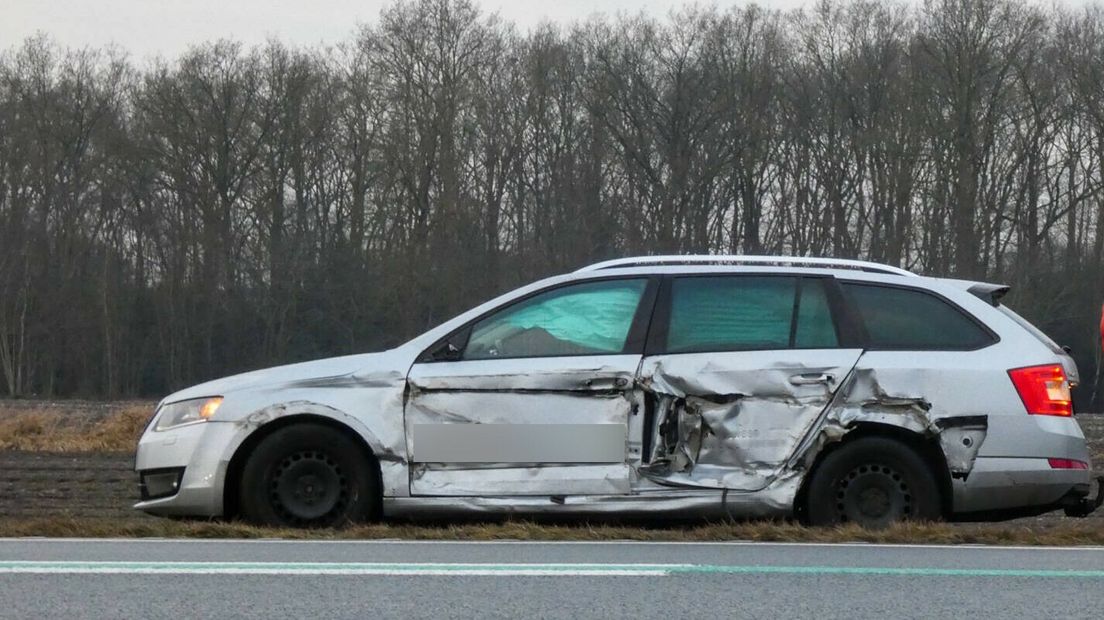 Ongeval door gladheid