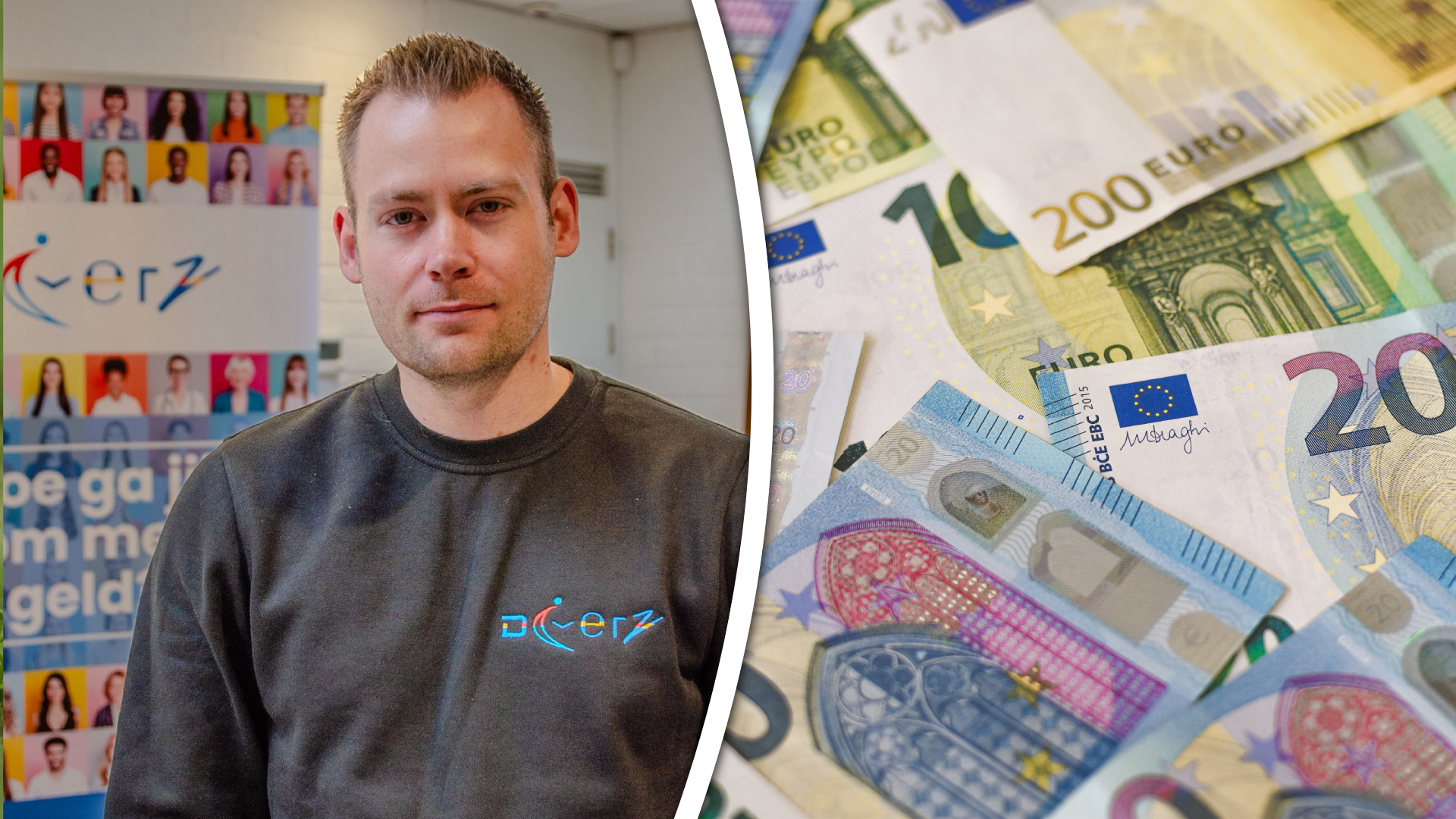 Michel leert jongeren hoe ze met hun geld moeten omgaan.