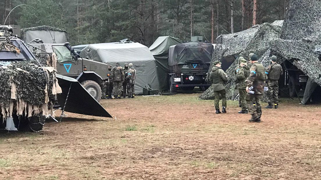 Drentse militairen doen mee aan de missie in Litouwen (Rechten: Matthijs Holtrop/RTV Drenthe)