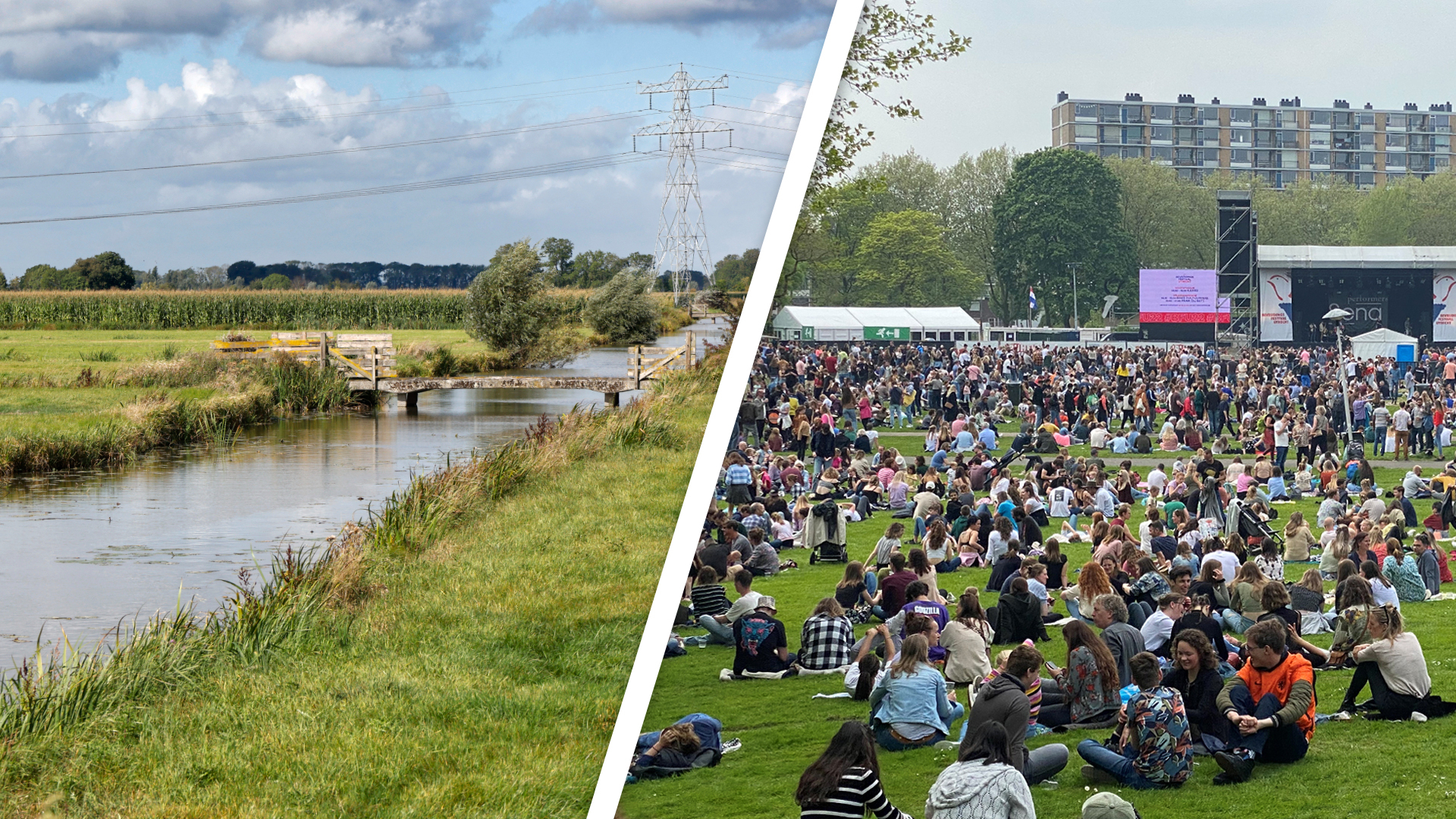 Geen tijdelijk festivalterrein in polder Rijnenburg