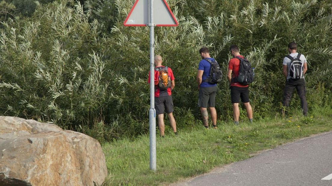 Wildplassen tijdens de 4Daagse