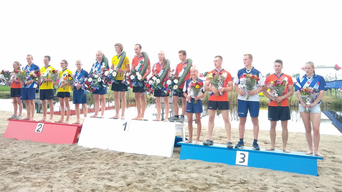 Het podium in Zegveld