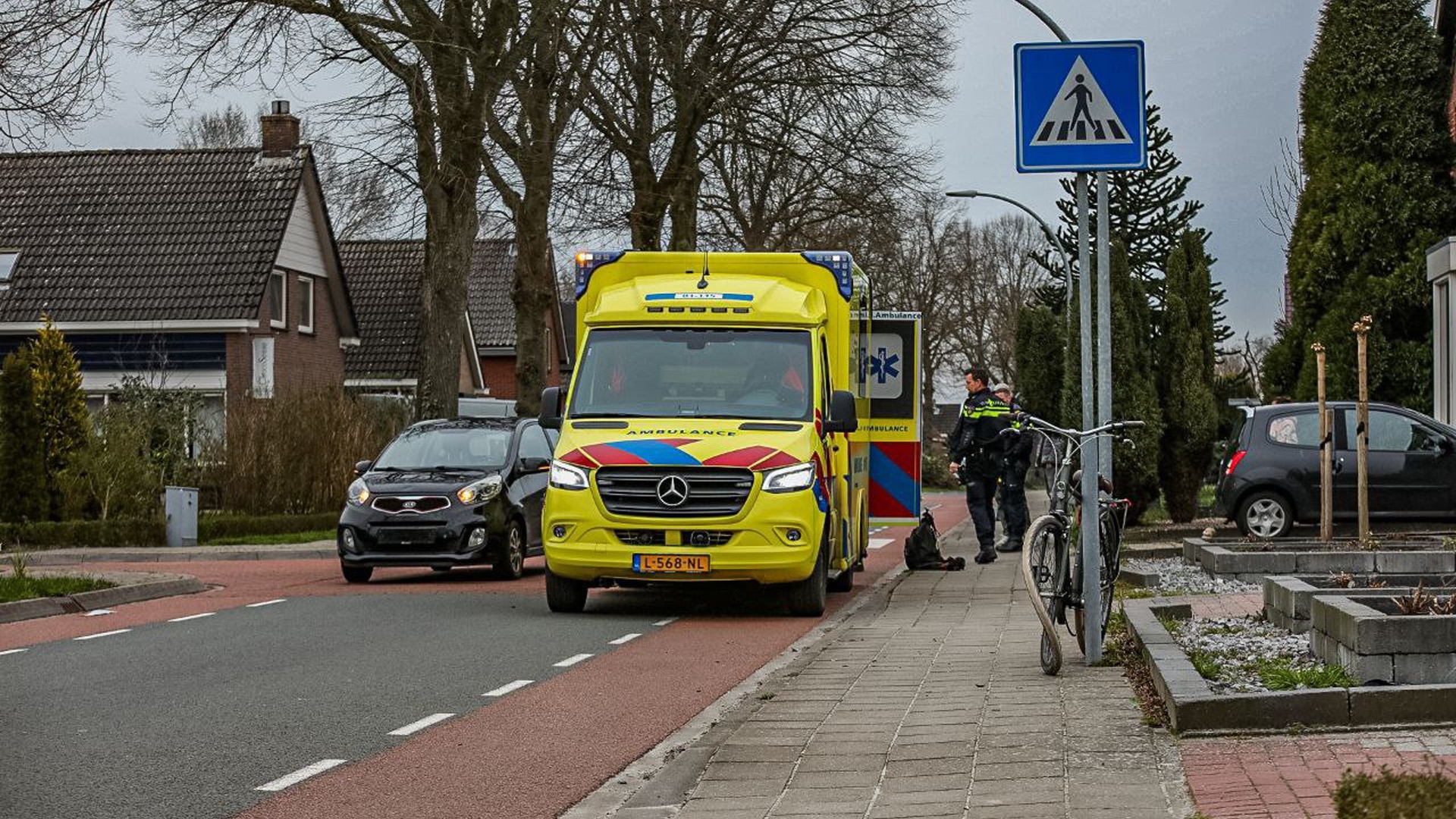 De ambulance in Westerlee