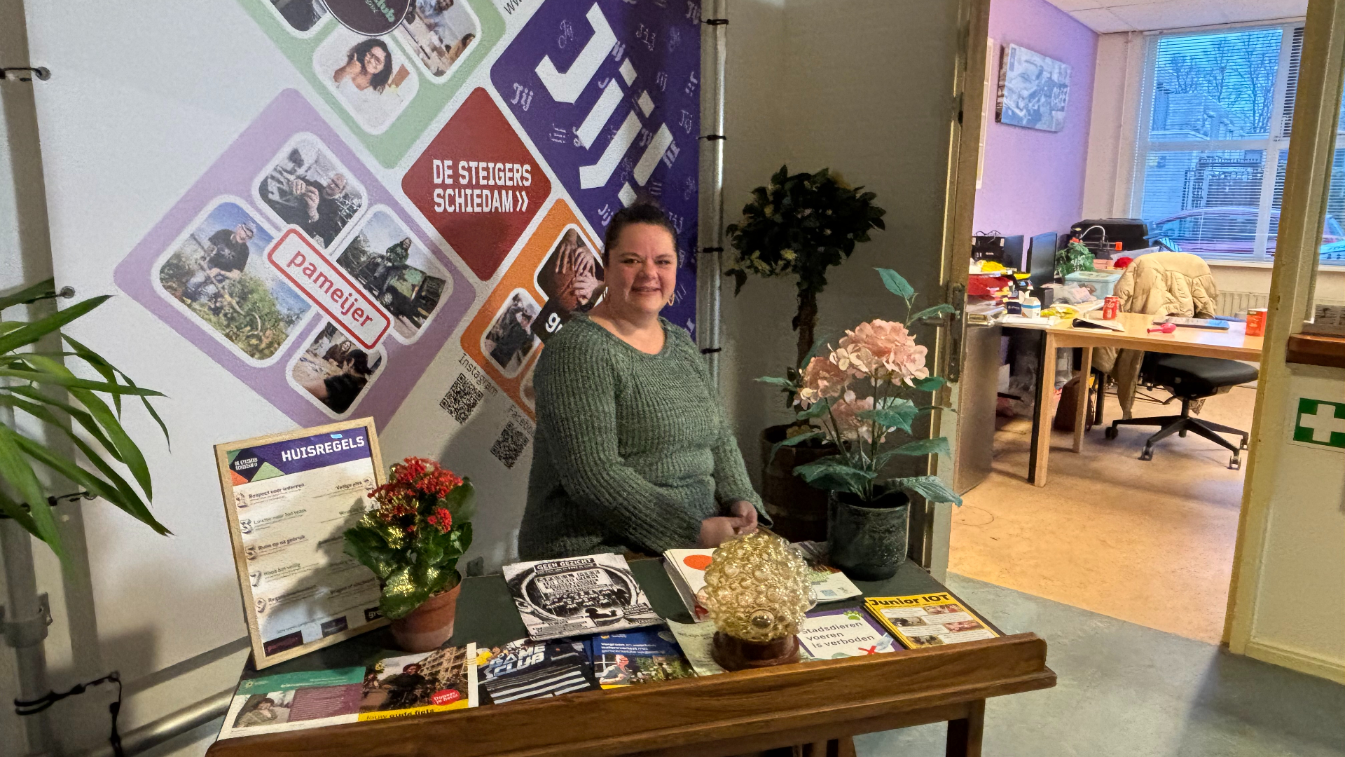 Jolien Vredenbregt, coördinator bij De Steigers