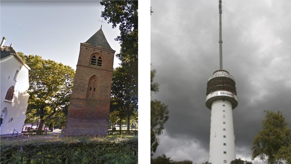 Zoek het uit! - Kerktoren in Oosterhesselen of zendmast in Hoogersmilde?