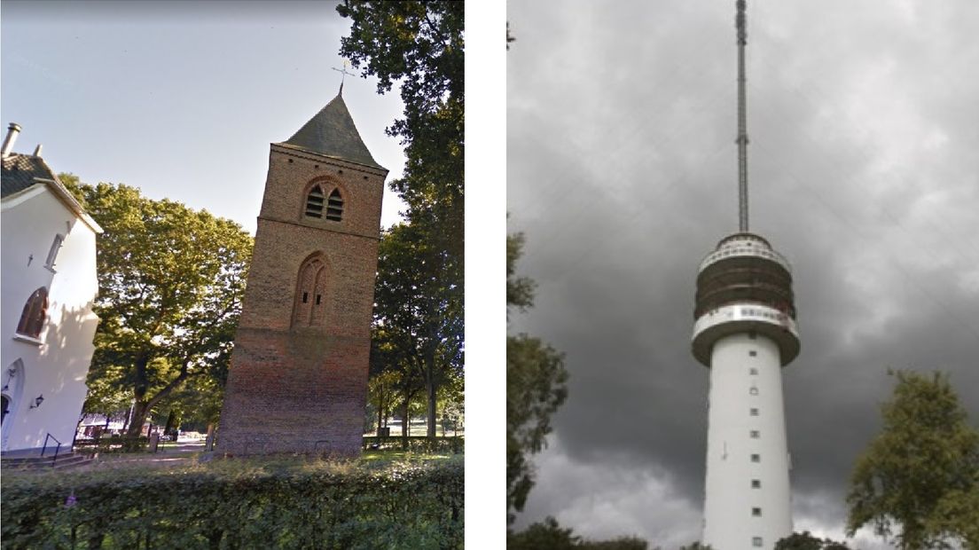 Zoek het uit!: Kerktoren in Oosterhesselen of de zendmast in Hoogersmilde?
 (Rechten: RTV Drenthe)