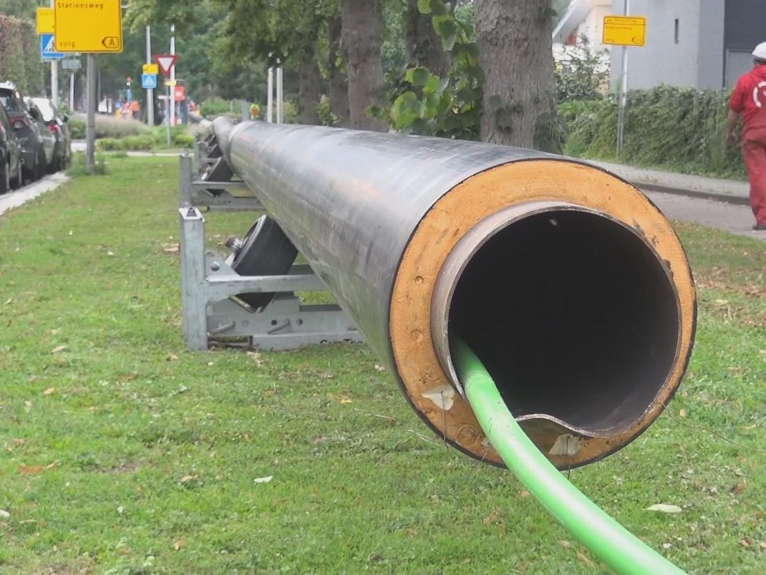 Joekels van een halve meter in diameter: de buizen voor het warmtenet in Sliedrecht