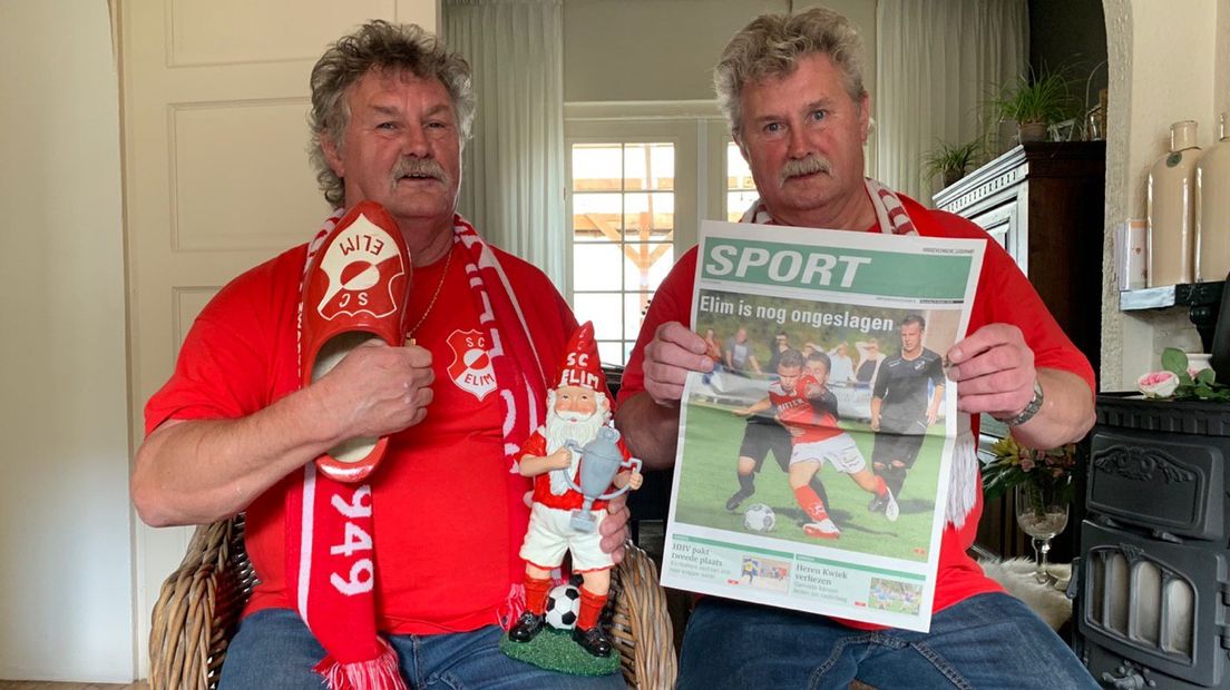Andries (links) en Bertus Kleiman zijn erg fan van Elim (Rechten: RTV Drenthe/Stijn Steenhuis)